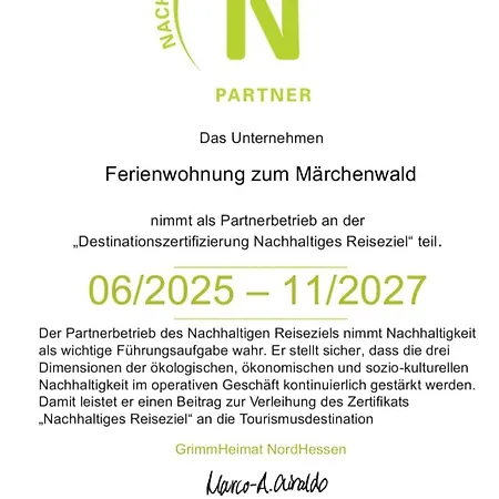Apartamento Zum Maerchenwald Bergfreiheit